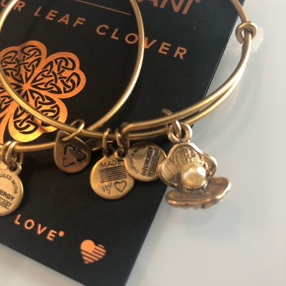 Alex and Ani four leaf clover bracelet, NWT - Picture 3 of 4